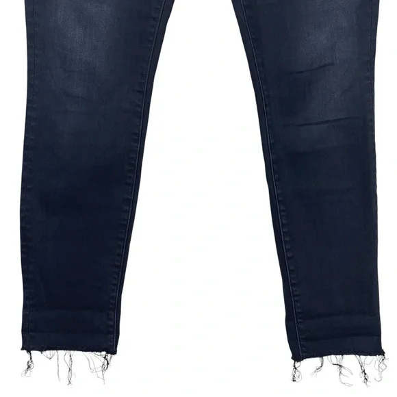 Mother High Waisted Looker Ankle Fray Womens 28 Skinny Raw Hem Stretch Revolve - Picture 4 of 10